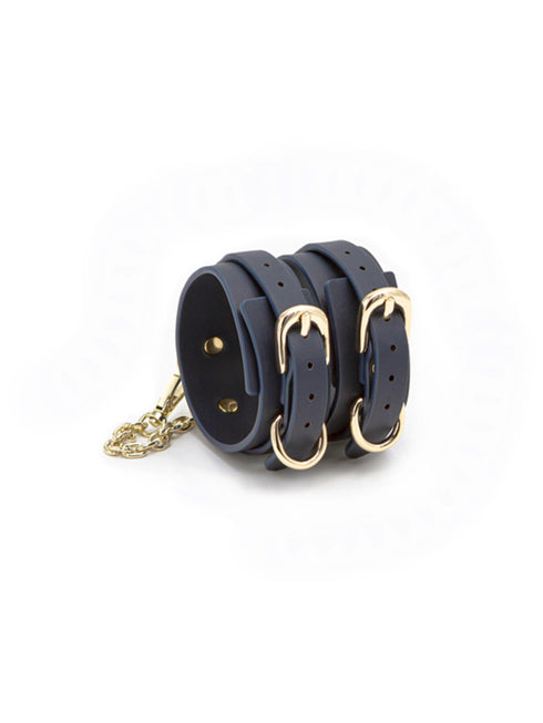 BONDAGE COUTURE ANKLE CUFF BLUE